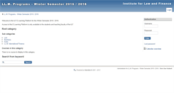 Desktop Screenshot of elearning.ilf-frankfurt.de